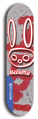 Bunny #10: Blue Logo Skateboard Deck