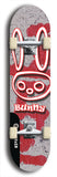 Bunny #10: Black Logo Skateboard Deck