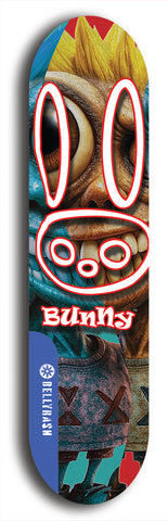 Bunny #2: Blue Logo Skateboard Deck
