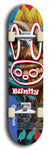 Bunny #2: Blue Logo Skateboard Deck