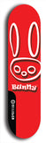 Bunny #3: Black Logo Skateboard Deck