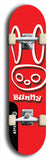 Bunny #3: Black Logo Skateboard Deck