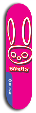 Bunny #4: Blue Logo Skateboard Deck