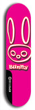 Bunny #4: Black Logo Skateboard Deck