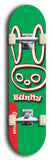 Bunny #5: Red Logo Skateboard Deck