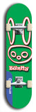 Bunny #5: Blue Logo Skateboard Deck
