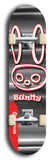 Bunny #6: Red Logo Skateboard Deck