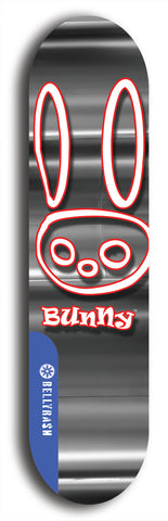 Bunny #6: Blue Logo Skateboard Deck