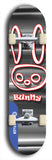Bunny #6: Blue Logo Skateboard Deck