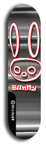 Bunny #6: Black Logo Skateboard Deck