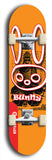 Bunny #7: Red Logo Skateboard Deck