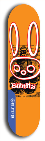 Bunny #7: Blue Logo Skateboard Deck