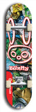 Bunny #8: Red Logo Skateboard Deck