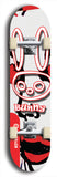 Bunny #9: Red Logo Skateboard Deck