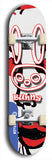 Bunny #9: Blue Logo Skateboard Deck