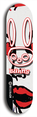 Bunny #9: Black Logo Skateboard Deck