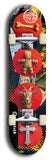 Esgyrn Cyw Iâr #1: Black Logo Skateboard Deck