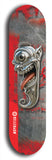 Chrome Billy #1: Red Logo Skateboard Deck