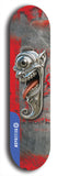 Chrome Billy #1: Blue Logo Skateboard Deck