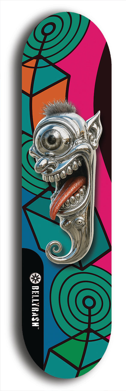 Chrome Billy #2: Black Logo Skateboard Deck