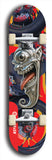 Chrome Billy #3: Red Logo Skateboard Deck