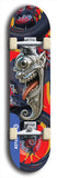 Chrome Billy #3: Blue Logo Skateboard Deck