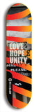 Love Hope Unity #1: Black Logo Skateboard Deck