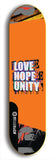 Love Hope Unity #10: Black Logo Skateboard Deck