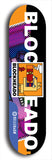 Blockheado #1: Blue Logo Skateboard Deck