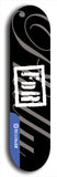FDR #1: Blue Logo Skateboard Deck