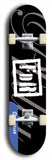 FDR #1: Blue Logo Skateboard Deck
