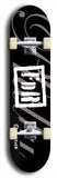 FDR #1: Black Logo Skateboard Deck
