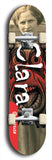 Clara #1: Red Logo Skateboard Deck