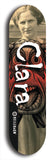 Clara #1: Black Logo Skateboard Deck