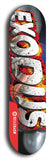 Exodus #3: Red Logo Skateboard Deck