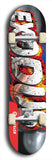 Exodus #3: Red Logo Skateboard Deck