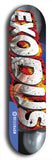 Exodus #3: Blue Logo Skateboard Deck
