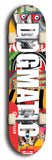 Dogmatic #1: Red Logo Skateboard Deck