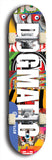 Dogmatic #1: Blue Logo Skateboard Deck