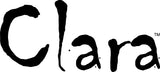 Clara #12: Blue Logo Skateboard Deck