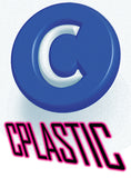 Cplastic #1: Red Logo Skateboard Deck