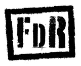 FDR #1: Red Logo Skateboard Deck