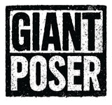 Giant Poser #3: Black Logo Skateboard Deck