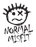 Normal Misfit #3: Limited Edition, Blue Logo Skateboard Deck