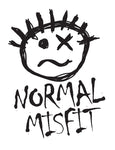 Normal Misfit #1: Limited Edition, Blue Logo Skateboard Deck