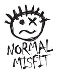 Normal Misfit #15: Limited Edition, Red Logo Skateboard Deck