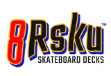 8Rsku BellyRash skateboard deck logo