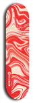 Skateboard deck: Limited edition, North American maple skateboard deck designed by underground artist BellyRash - available widths 7.5 to 8.5 inches in both mellow concave and steep concave shapes. Artwork: ABEX LIQUID brand popsicle-shaped with a multi-colored swirling patterned background