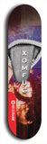 Skateboard deck: Limited edition, North American maple skateboard deck designed by underground artist BellyRash - available widths 7.5 to 8.5 inches in both mellow concave and steep concave shapes. Artwork: XOMFUG logo brand popsicle-shaped deck