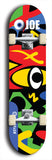 Skateboard deck: Limited edition, North American maple skateboard deck designed by underground artist BellyRash - available widths 7.5 to 8.5 inches in both mellow concave and steep concave shapes. Artwork: TYPE 1 logo brand popsicle-shaped deck